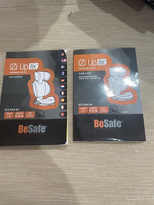 Cadeira auto iZi Up fix da BeSafe grupo 2-3 4-12 anos
