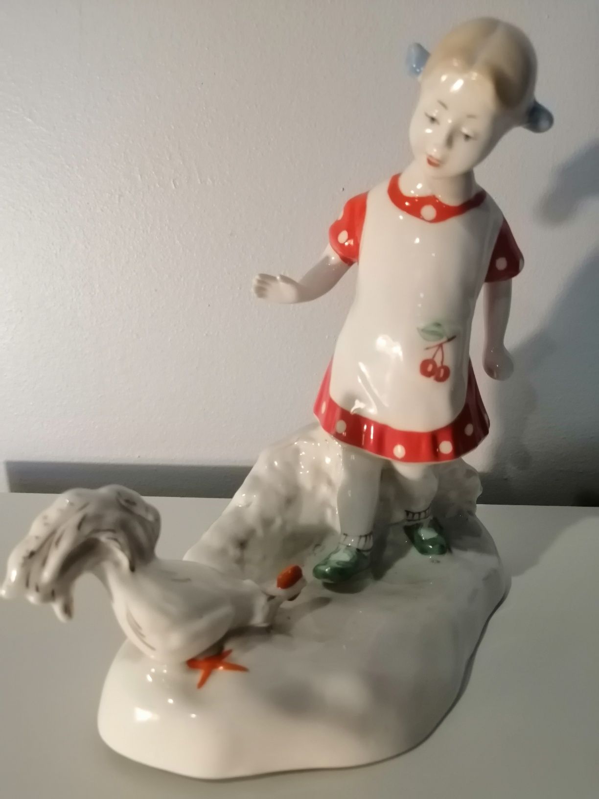 Figurka porcelanowa ZSRR Lomonosow Baranowska