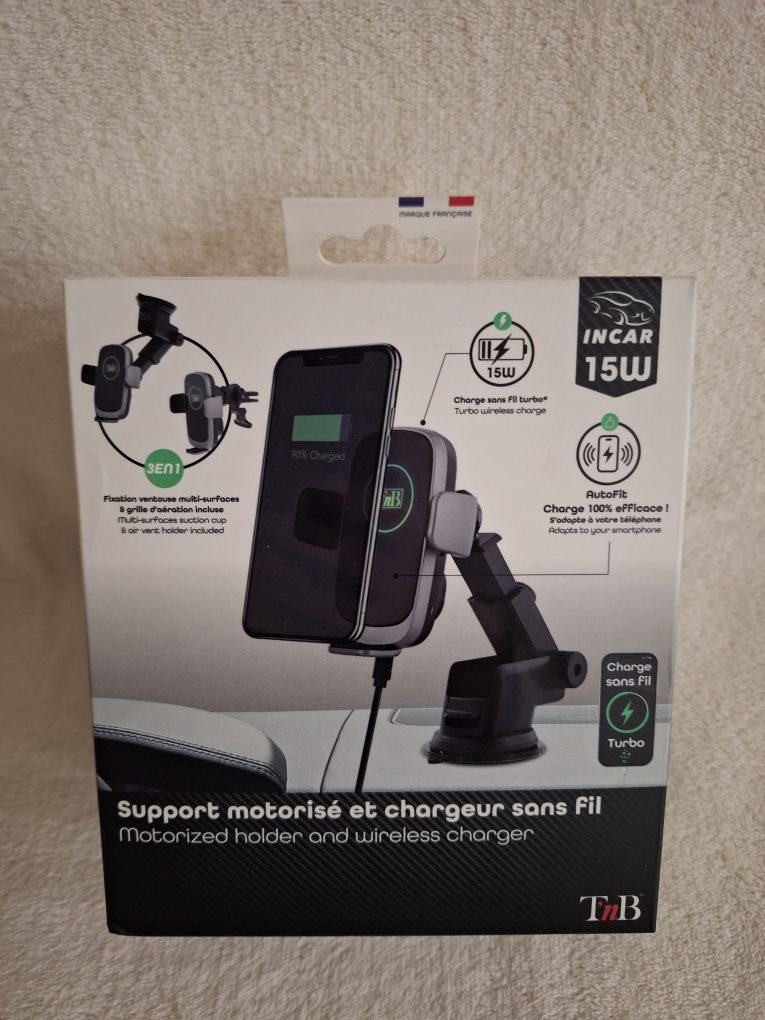 Uchwyt do telefonu bezprzewodowa ładowarka do telefonu TnB
