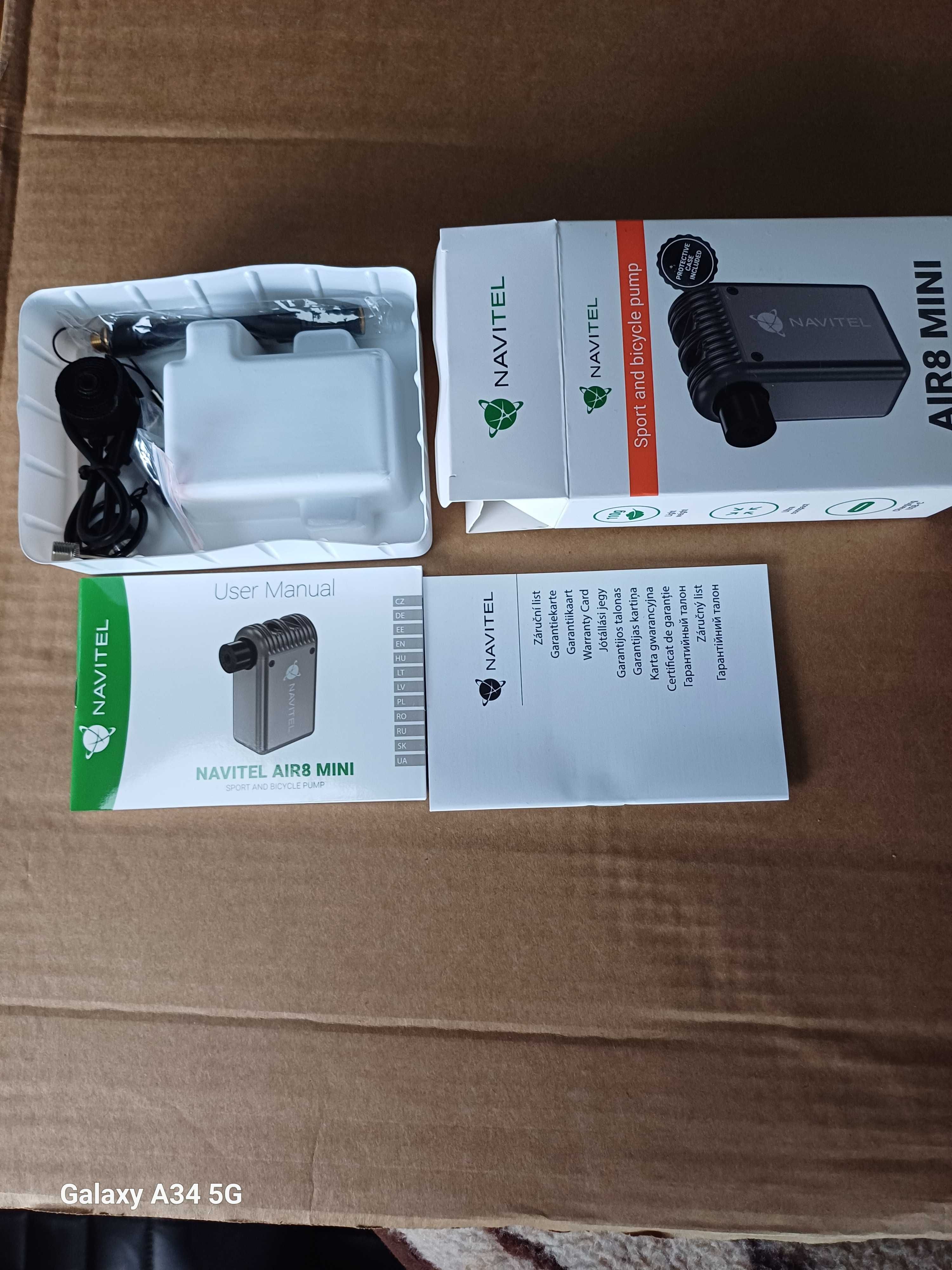 AIR 8MINI kompresor  Navitel  nowy