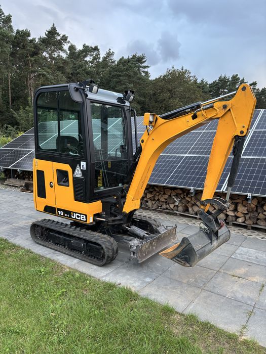 Minikoparka Jcb 16c-1 Masa 1763kg -następca Jcb 8018cts