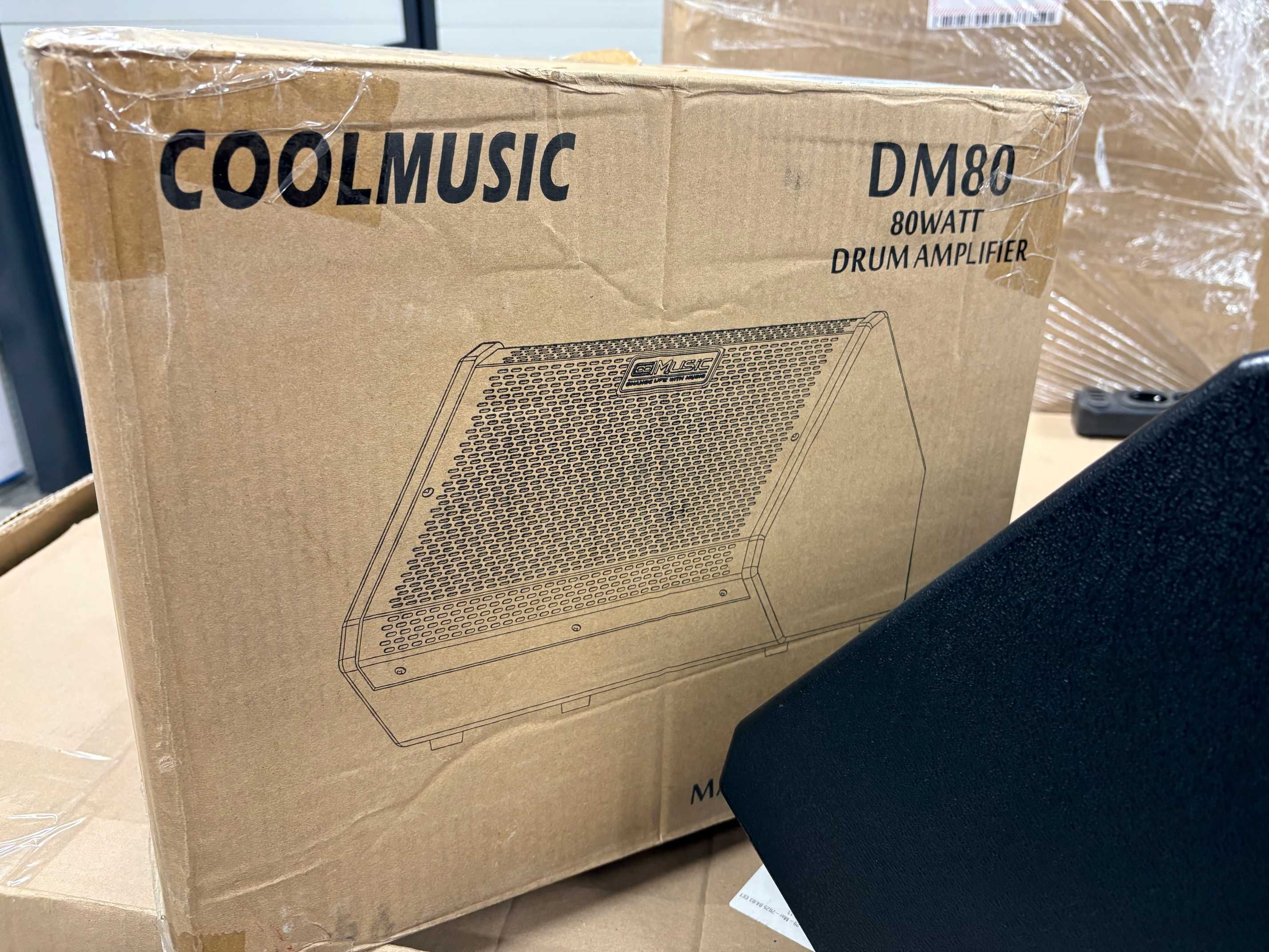 Coolmusic DM80 AMP 80watowy elektroniczny wzmacniacz perkusyjny BT USB