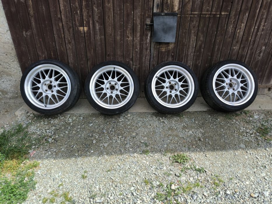 Oryginalne kute alufelgi 18 cali BBS RG118 5x112 8.5j lato 6.5mm