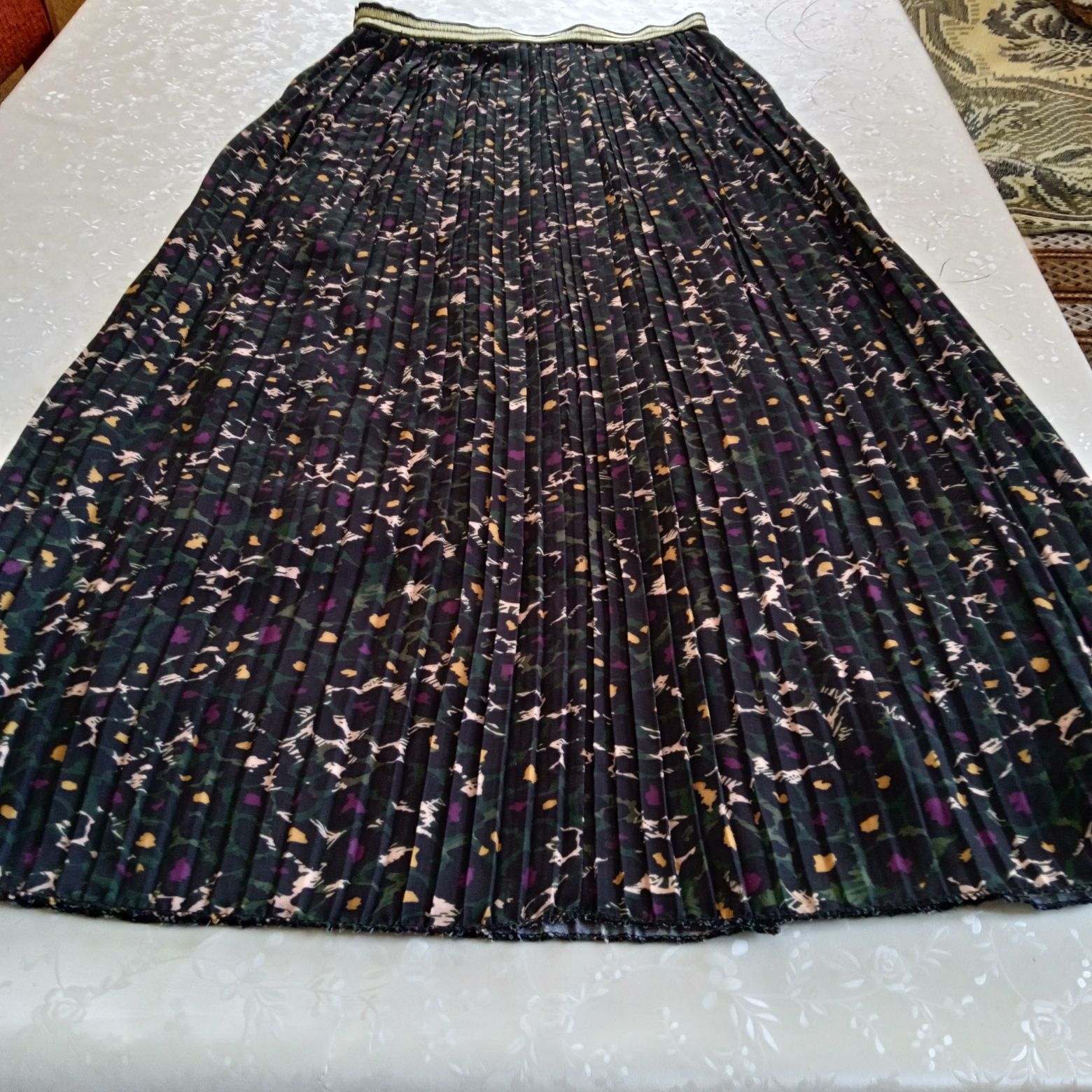 Pronto Moda K &S włoska drobno plisowa spódnica Nowa b metki r M,L,XL