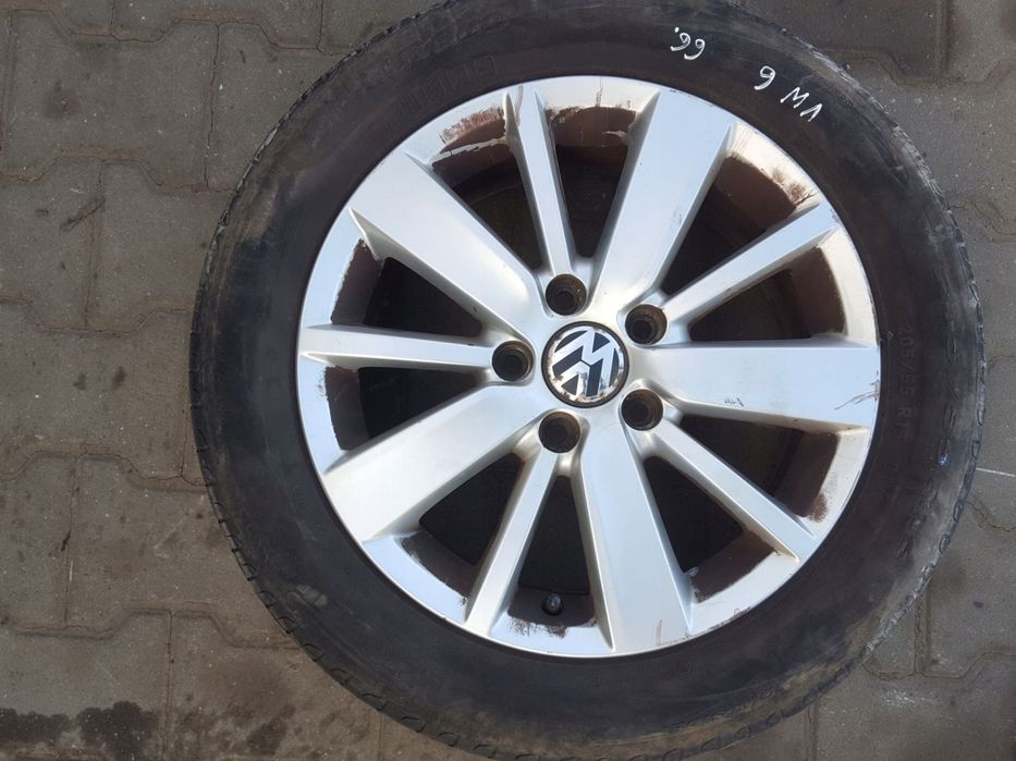 VW GOLF 6 VI 08r- TOURAN FELGA ALUMINIOWA 16 5X112 5K0601025S