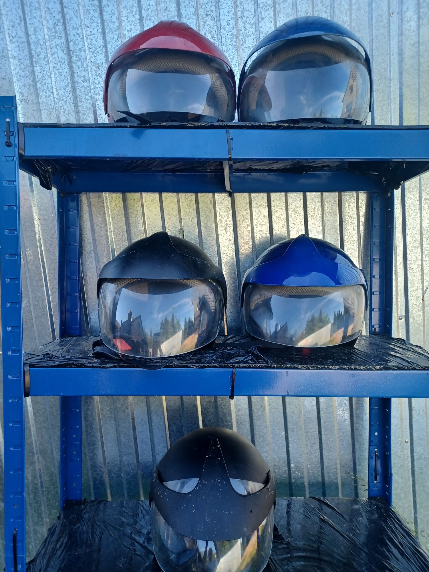 Zestaw Pakiet Kaskow 6 Sztuk Kask Skuter Motocykl Quad Motor  Wysyłka