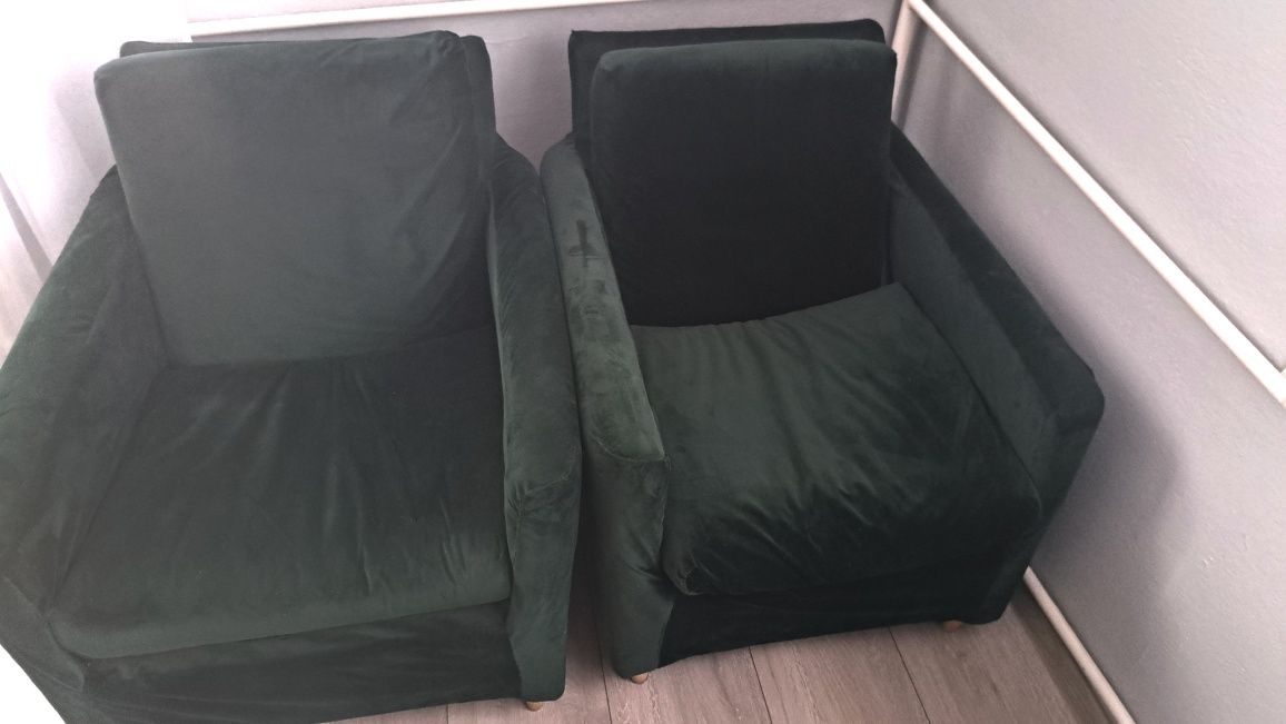Komplet dwóch foteli