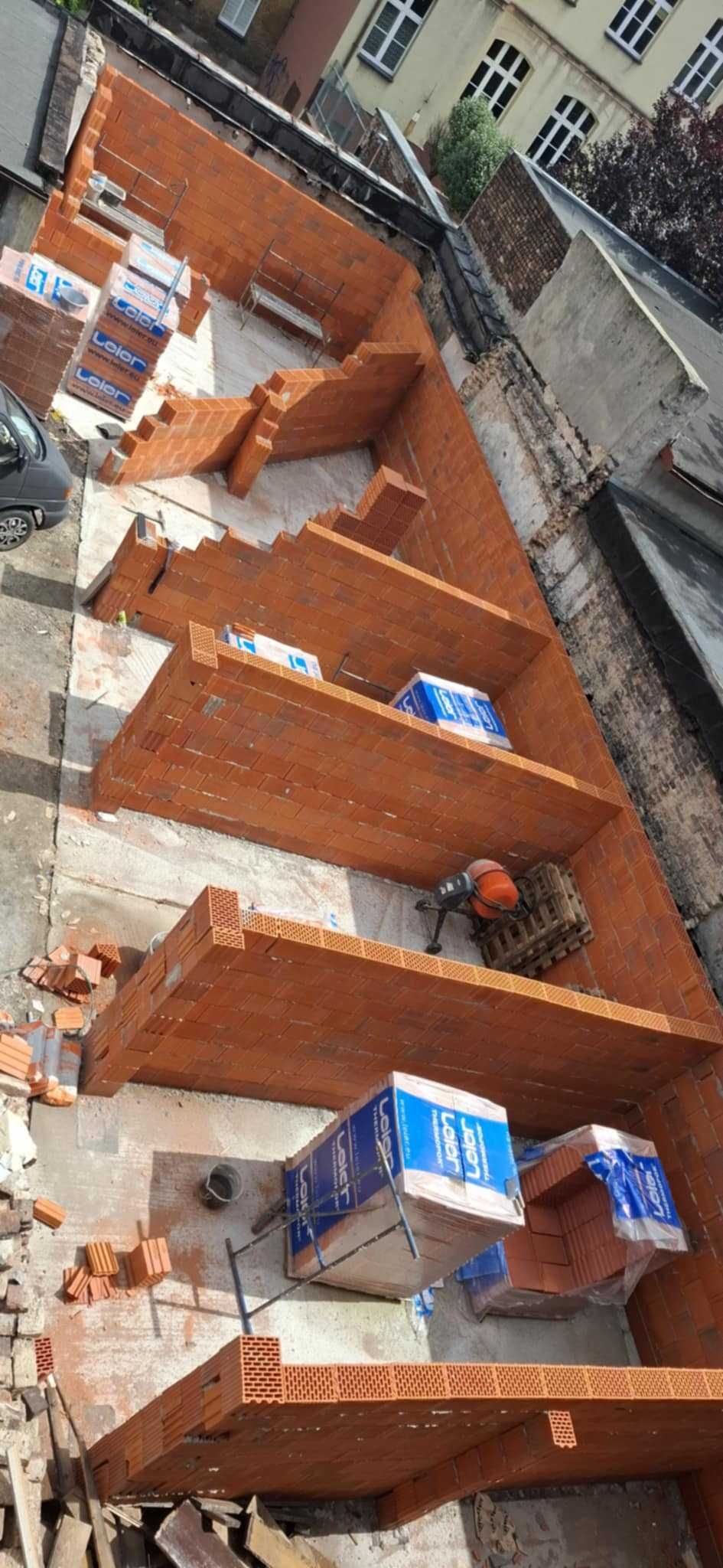Garaże murowane nowe o powierzchniach od 14,63 do 39m2