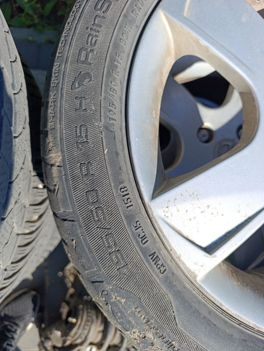 Alufelgi Mazda 2 4x108 15 nakrętki