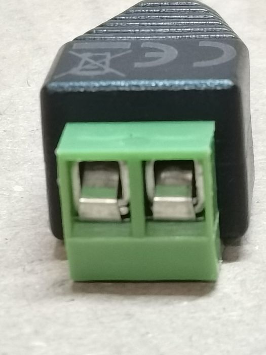 Adapter przejściuwka blok 2-biegunowy wtyczka