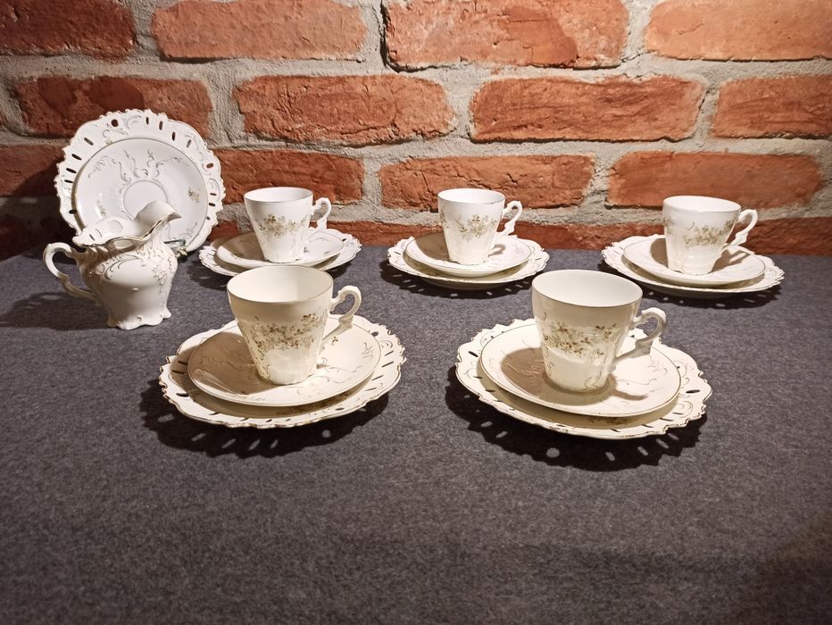Porcelana Śląska 3 szt. TRIO + MLECZNIK