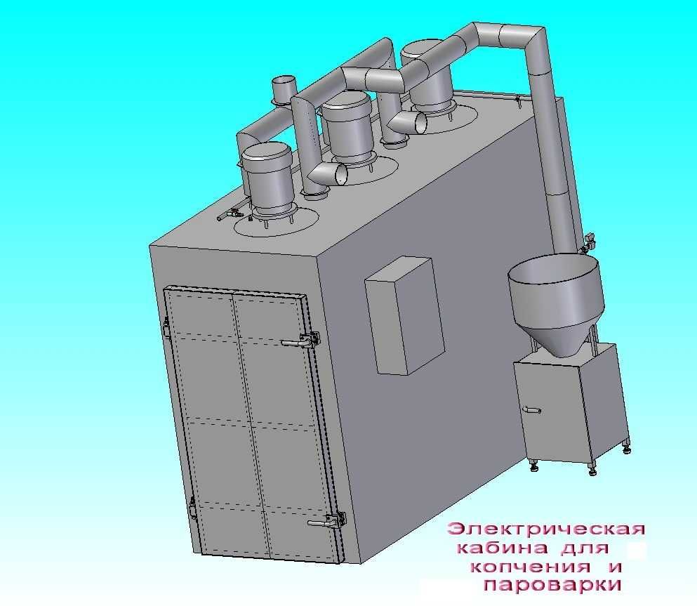 Коптильная кабина, Коптилка