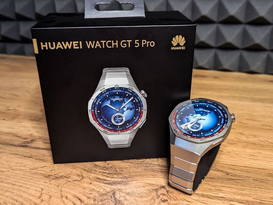 Huawei Watch GT5 Pro Titânio – Semi Novo, com Caixa e Fatura!