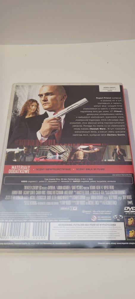 Film Hitman: Agent 47 płyta DVD