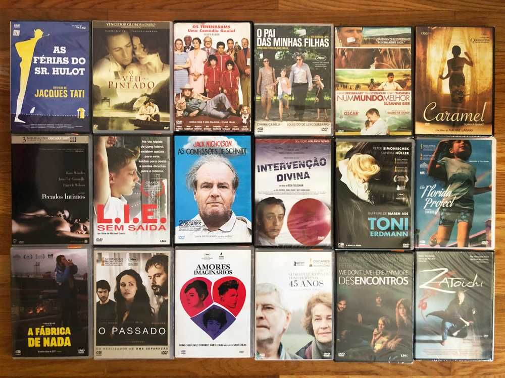 Grande coleção de DVD’s originais Cinema Filmes - Novos ou como novos