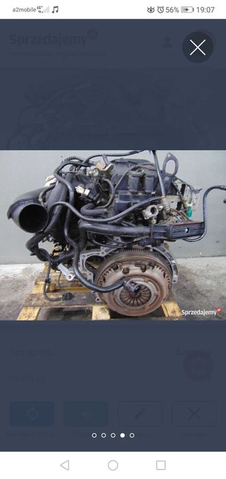 Silnik Ford 1.6 16v głowica części sprzęgło 7m5g 4m5g duratec y