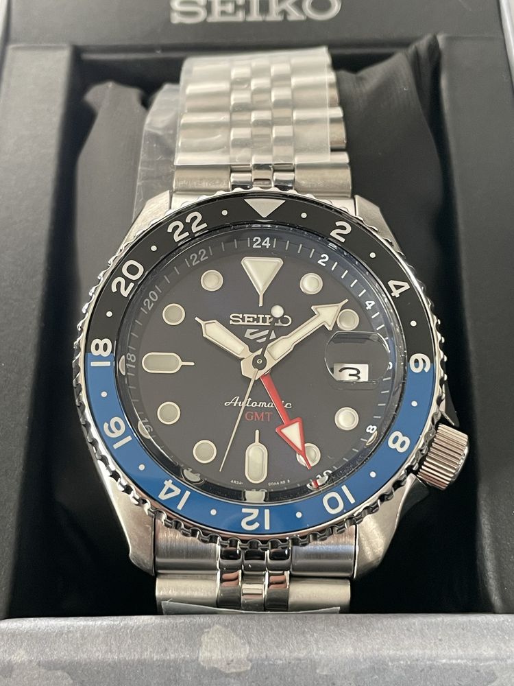 Zegarek Seiko 5 Sports GMT Blueberry SSK003K1