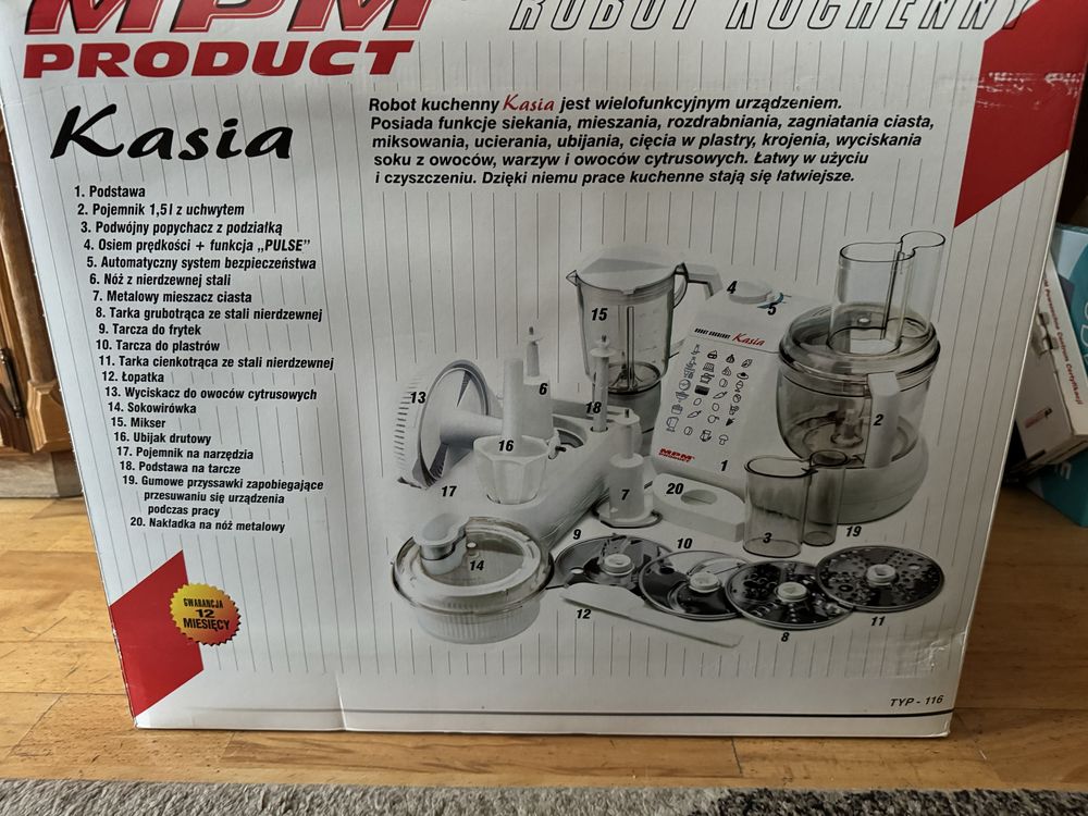 robot kuchenny mpm nowy mikser kuchnia
