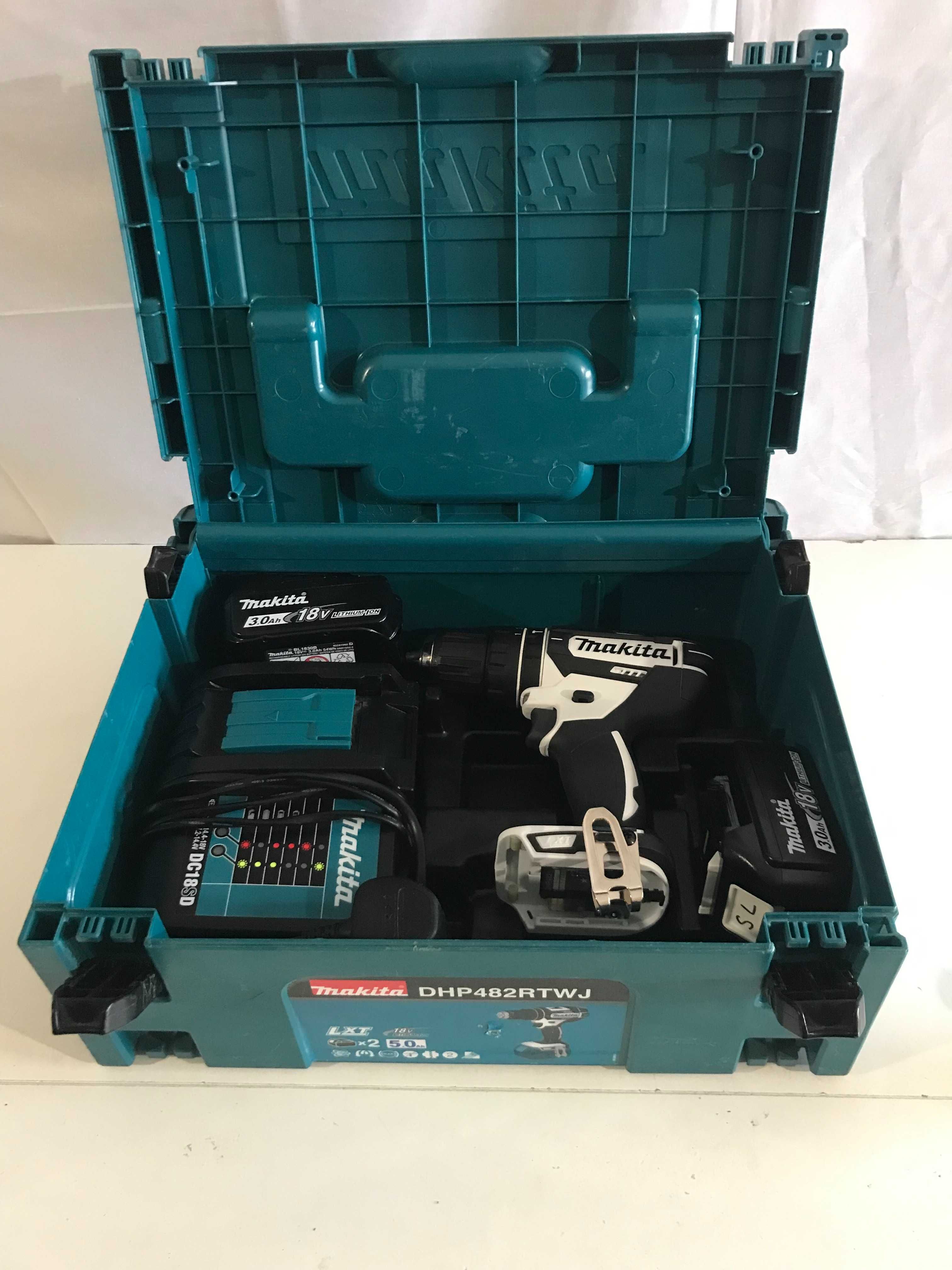 Шуруповерт Makita DHP482RTWJ у кейсі MakPac з Англії