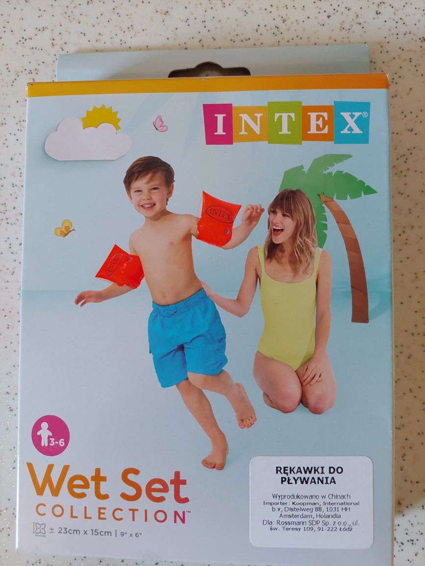 Nowe rękawi do pływania dziecko basen intex 3 6 lat