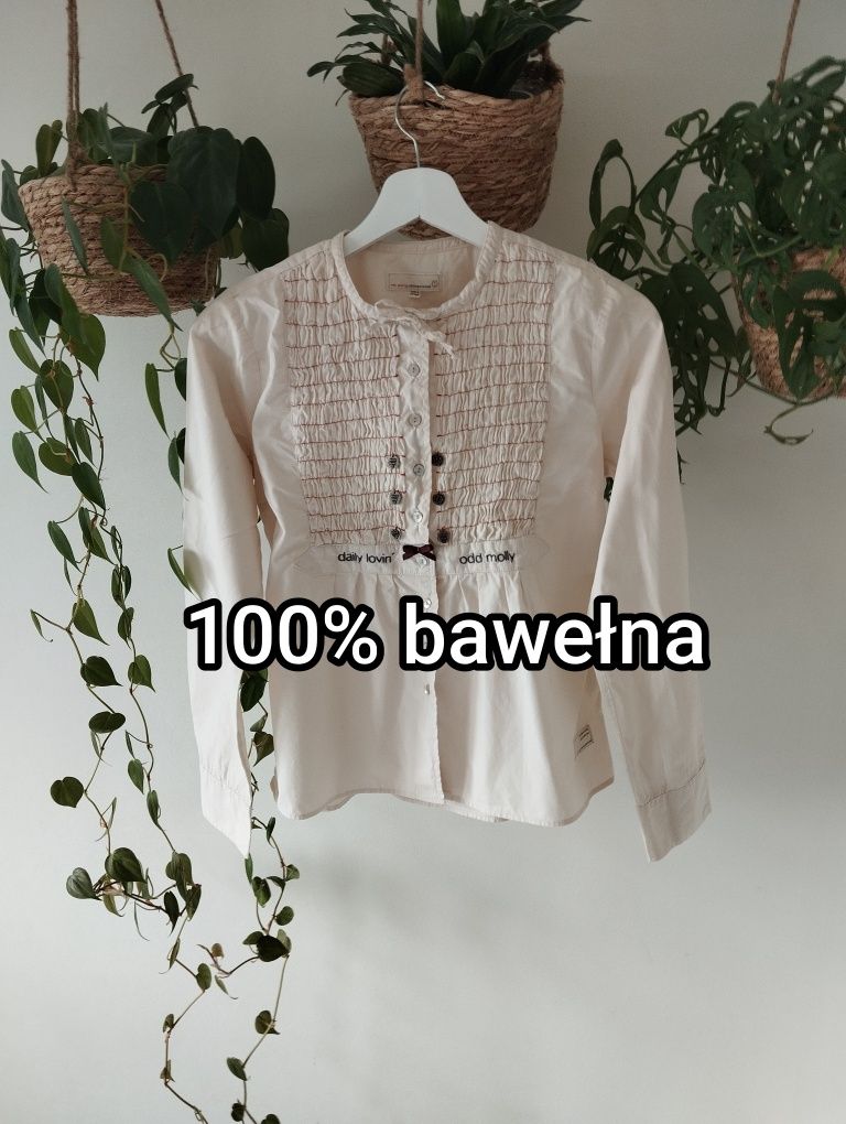 Bluzka z długim rękawem w rozmiarze XS/S (1) z firmy Odd Molly:
- 100%