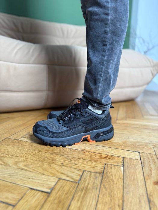 Осінні кросівки Salomon ACS Black Grey Orange Gore-Tex (41-45)