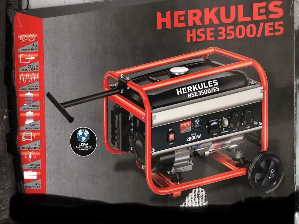 Бензиновий генератор Herkules HSE 3500/E5, 2.8 kWt