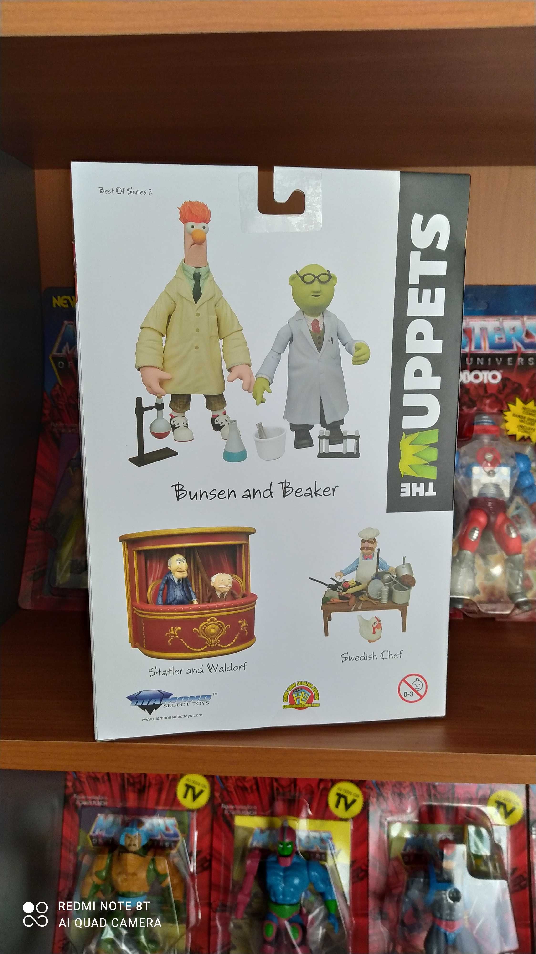 Figuras The Muppets Select Best of Series Bunsen & Beaker