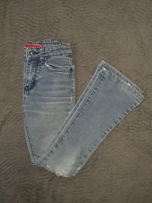 Dzwony jeansowe Boohoo XS