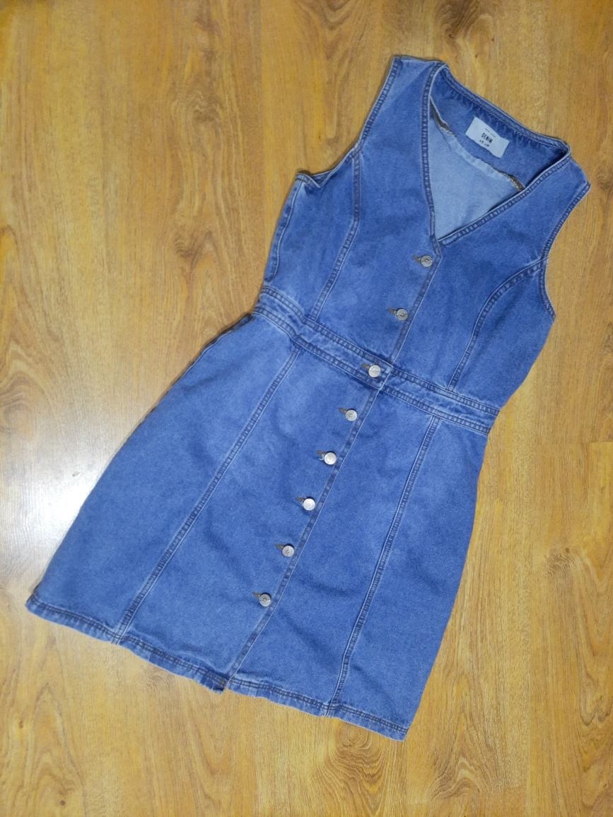 jeansowa sukienka guziki New Look DENIM rozmiar 12/40