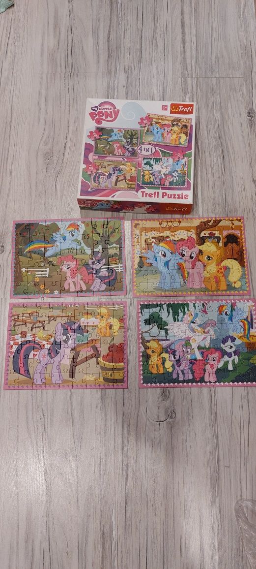 Mega okazja puzzle dla dziewczynki 3+4+5+