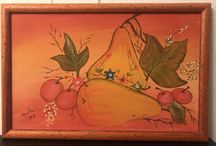 Quadro com pintura original ou troco