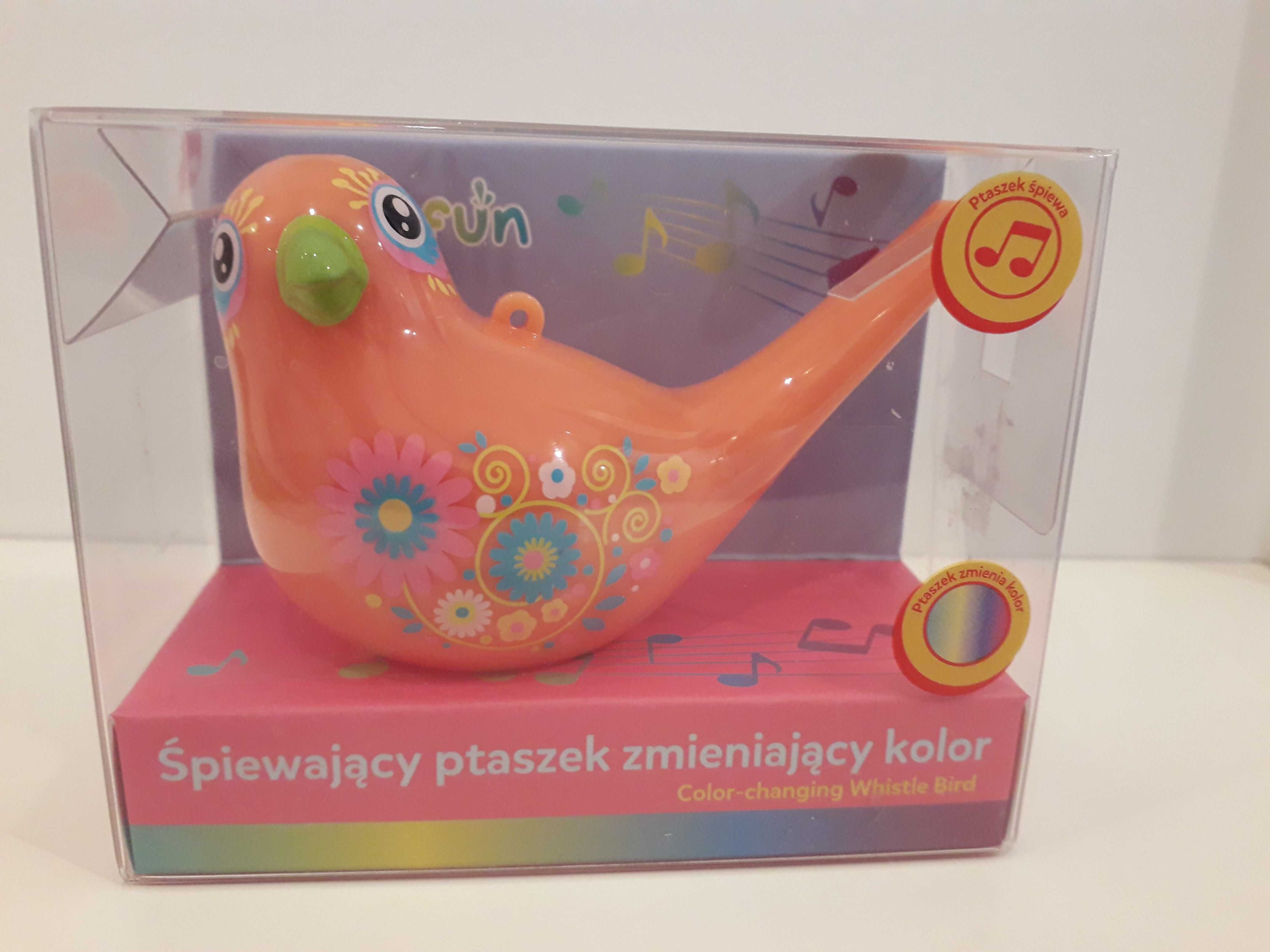 Gwizdek śpiewający ptaszek zmieniający kolor Nowy