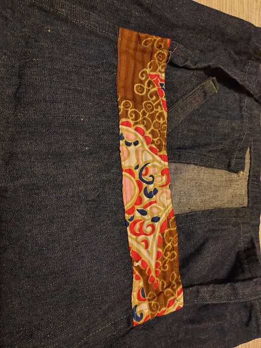 Avental de ganga com aplicação