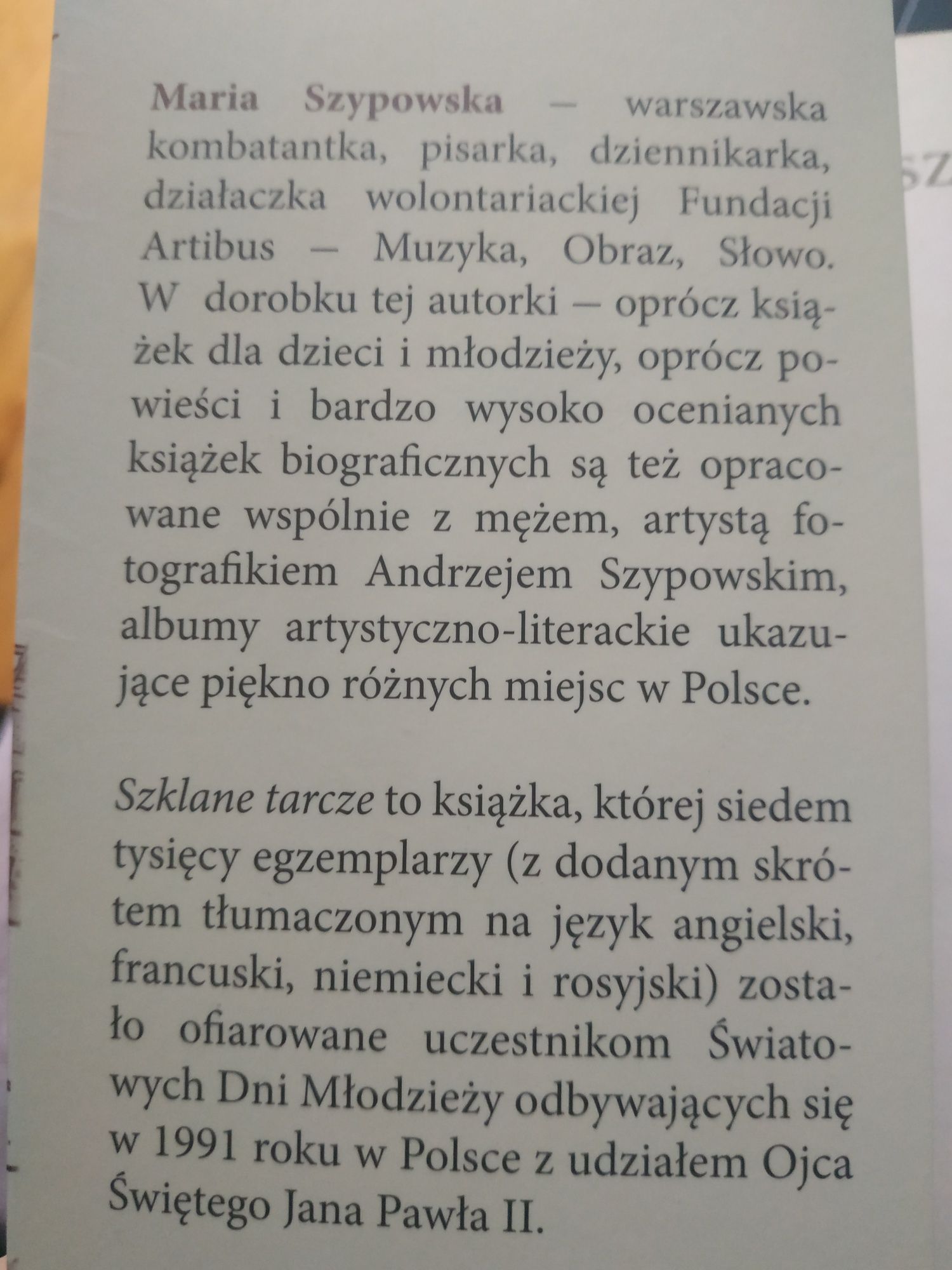 Książka Szklane tarcze