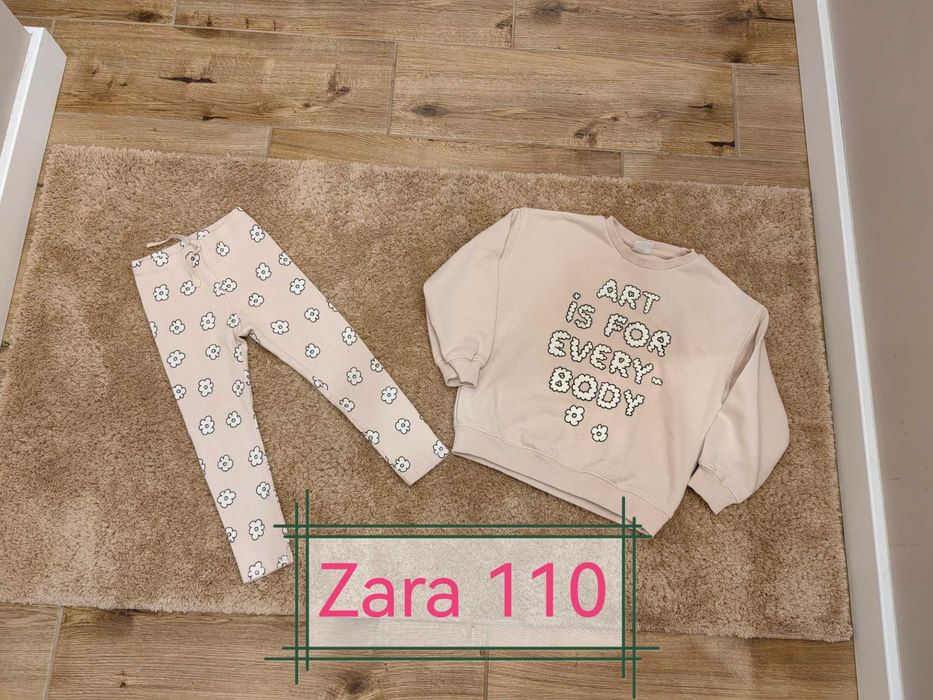 Костюмчик леопардовий для дівчинки zayets kids на флісі світшот  zara