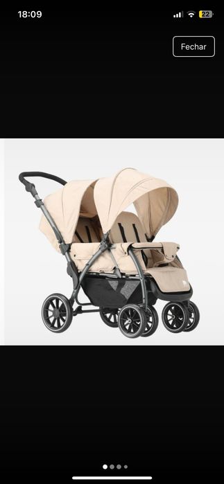 Carrinho Duplo -  Elena Duobuggy Nougat