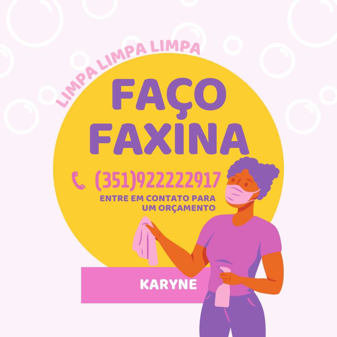 Faço faxina /Aveiro