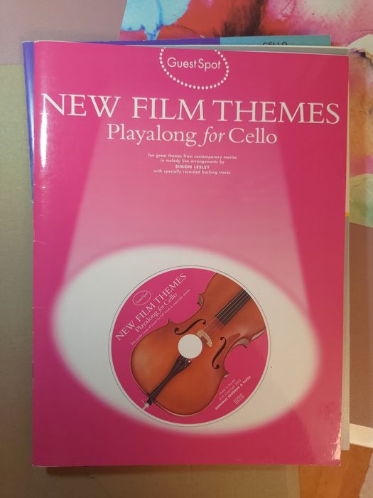 New film themes Playalong for cello nuty na wiolonczelę