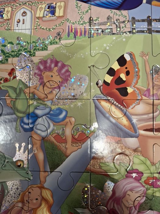 Блискучий, сяючий пазл Galt Fairy garden 60шт