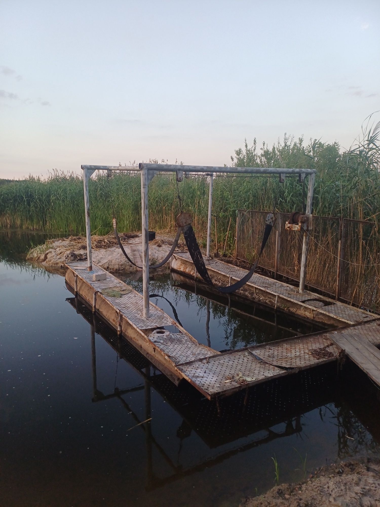 Пантон, причал, пирс стальной 7*4 м
