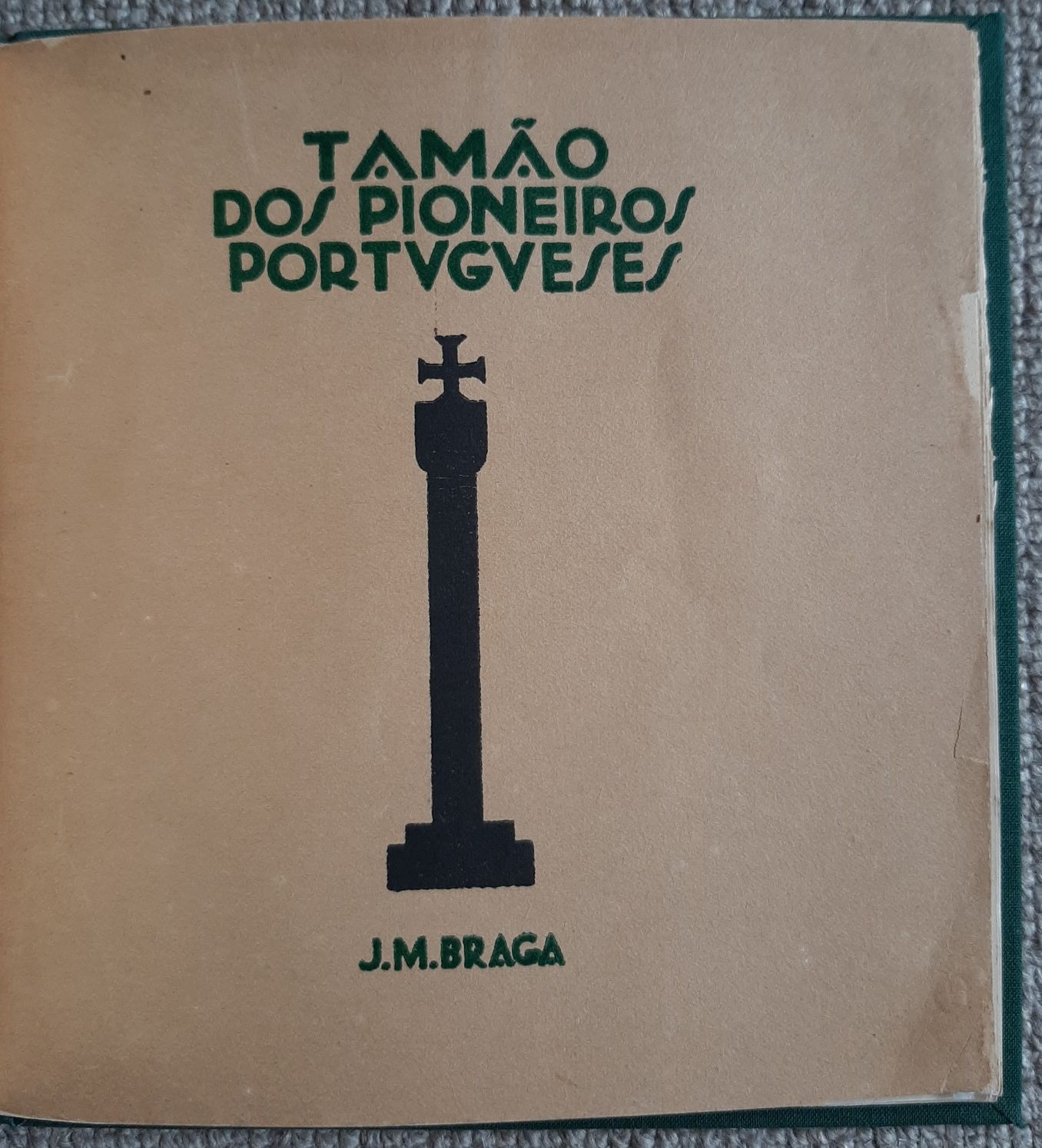 Macau Tamão dos Pioneiros Portugueses - Jack Maria Braga - 1939 Raro