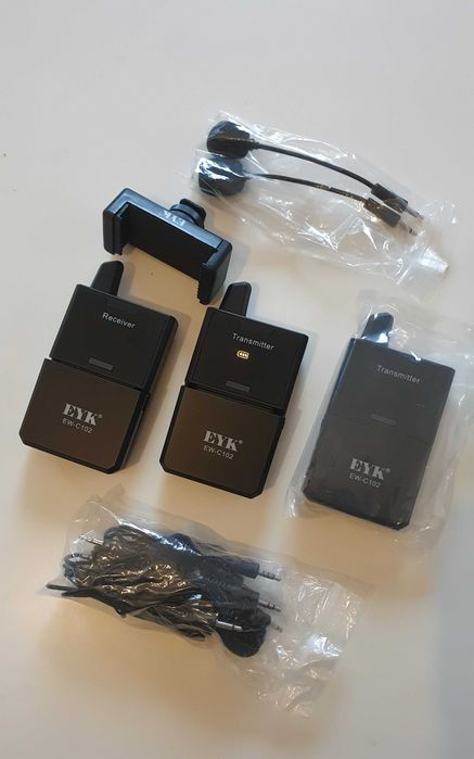 Microfones Wireless UHF EYK