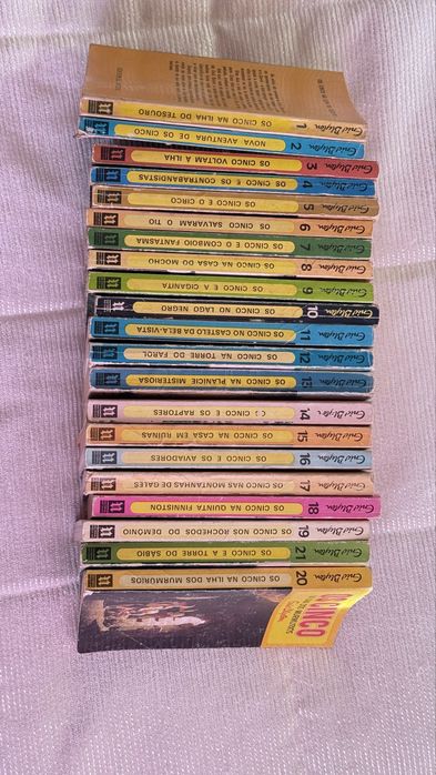 Livros Coleção as Aventuras dos 5