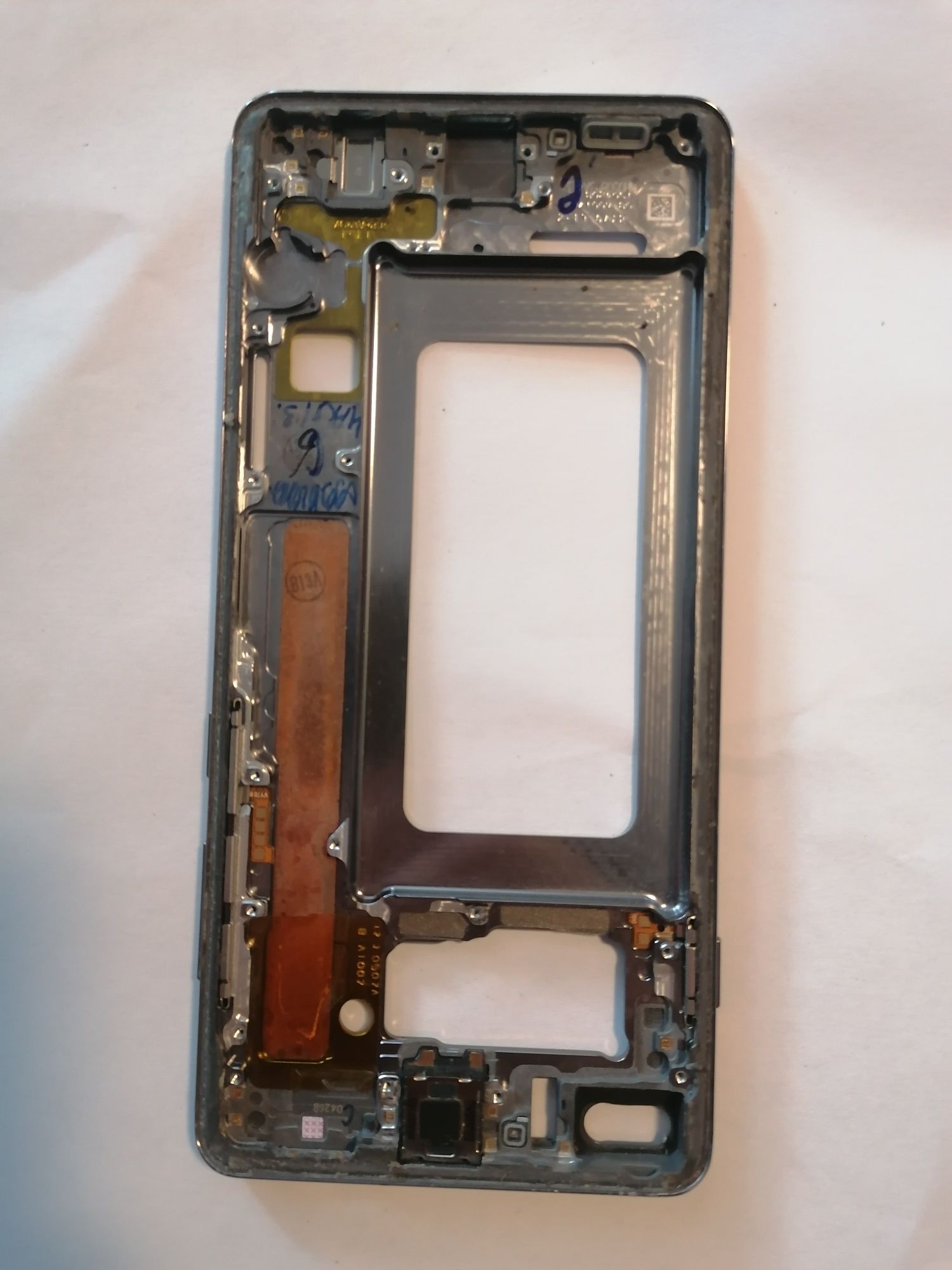 Ramka LCD samsung G975 galaxy S10 plus srebrna