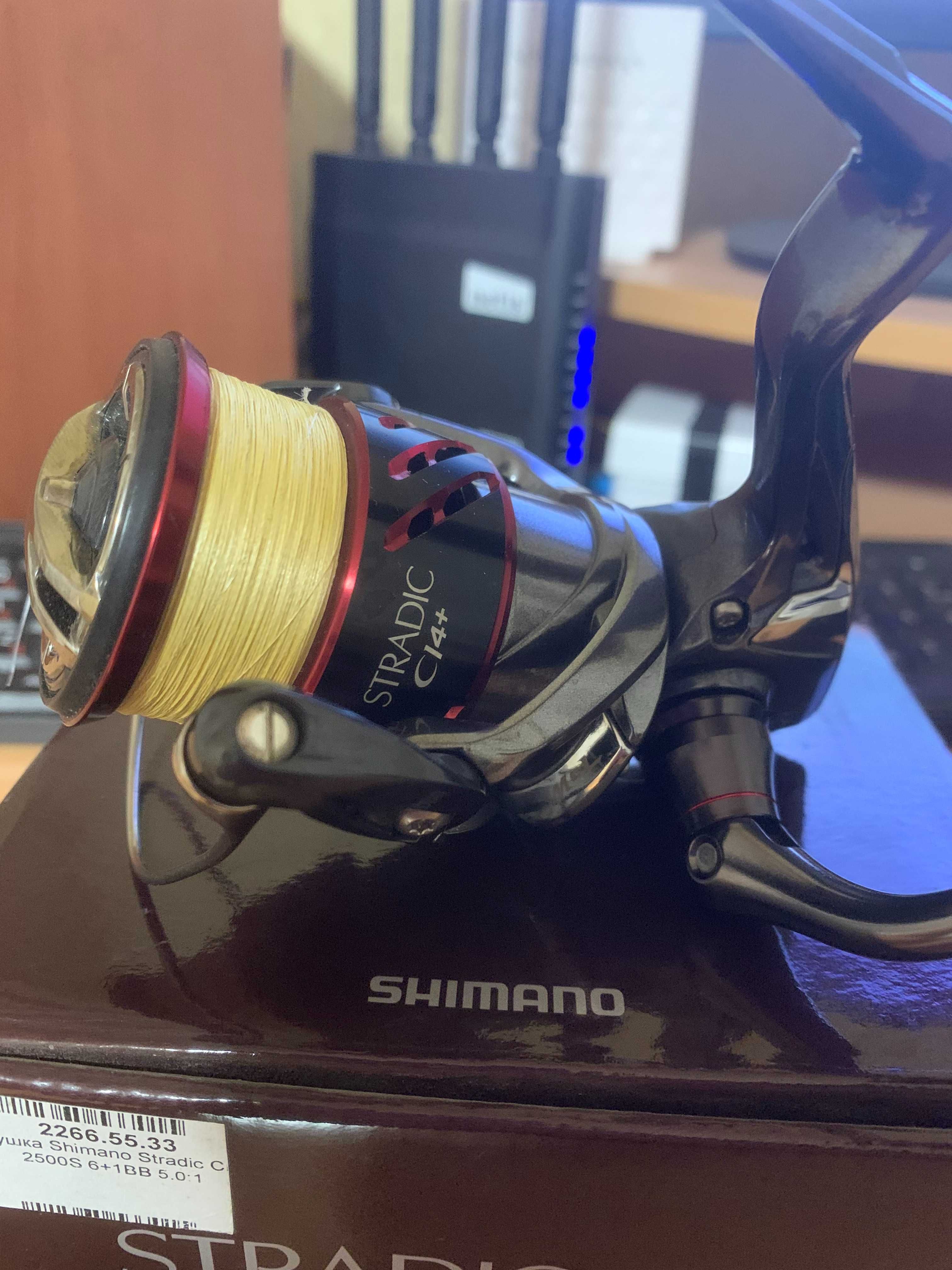 Катушка Shimano 16 Stradic CI4+ 2500S. Meiho.Шнур.Вольфрам. Силикон.