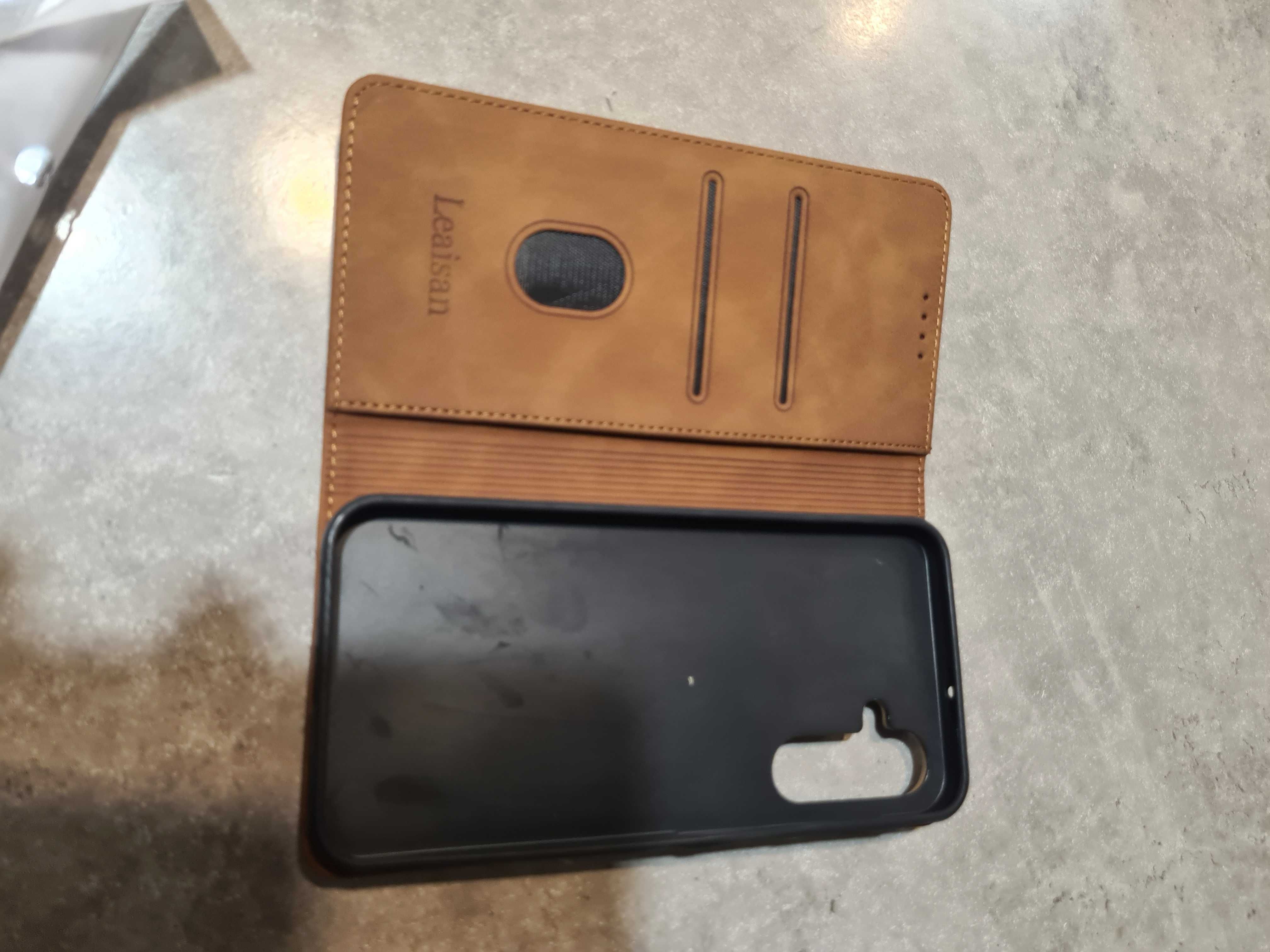 Etui Klapka Samsung A25 5g Brązowe