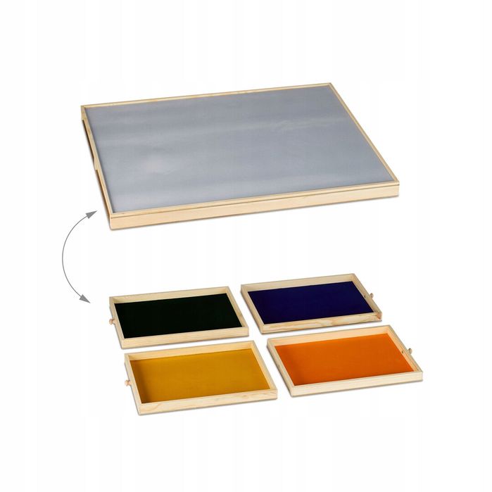 Relaxdays - tablica do układania puzzli, taca na puzzle z 4 szufladami