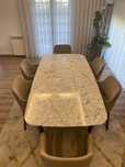Mesa de jantar em Mármore para Sala