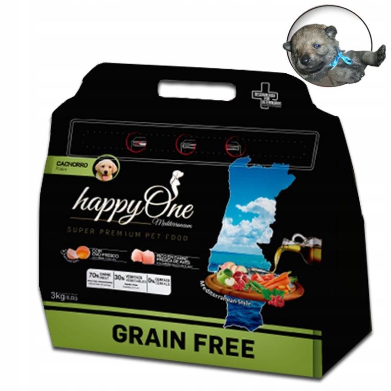 HappyOne Grain-Free Mediterraneum Puppy 3Kg